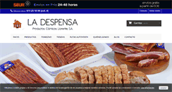Desktop Screenshot of ladespensasoriana.com
